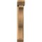 Ekena Millwork Funston Slat Rough Sawn Bracket w/ Offset Brace, Western Red Cedar, 6"W x 26"D x 38"H BKT0604X26X38FST06RWR - alternate 3